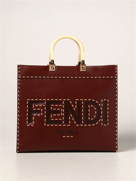 fendi rome italy tote|Fendi tote shopper.